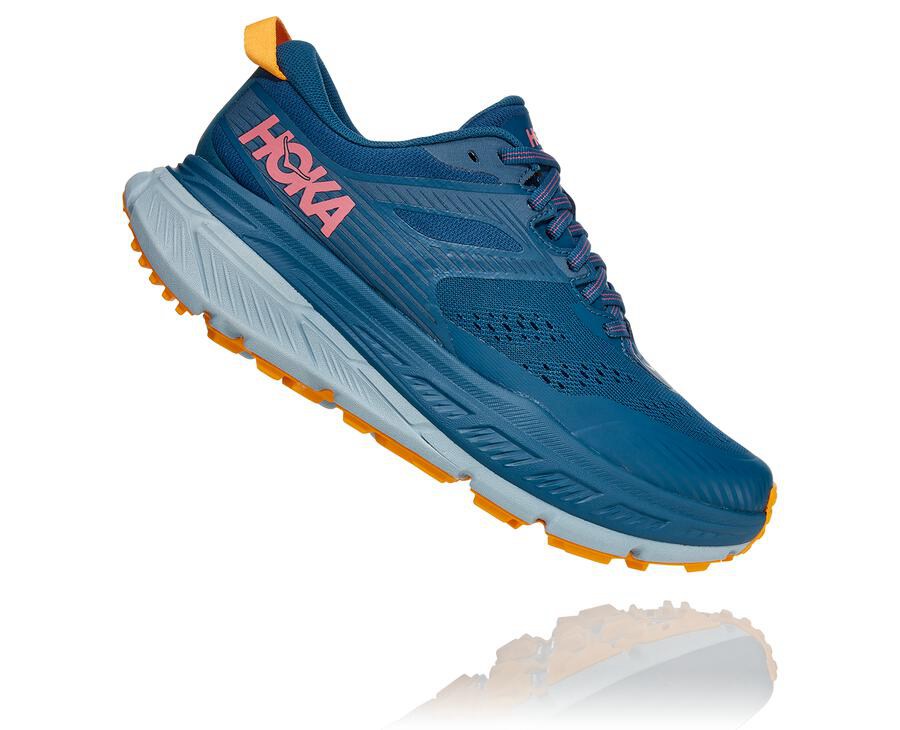 Hoka One One Trail Schoenen Dames - Stinson Atr 6 - Blauw - RV5167230